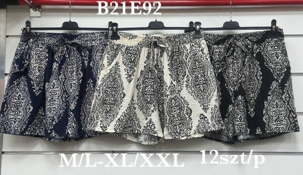 Szorty damskie Roz M/L-XL/2XL, Mix Kolor Paczka 12 szt